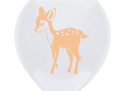 Buck Deer Latex Balloons, 16-Pack 12inch Woodland Deer Baby Shower Or Birthday Party Balloon, Decorations, Supplies