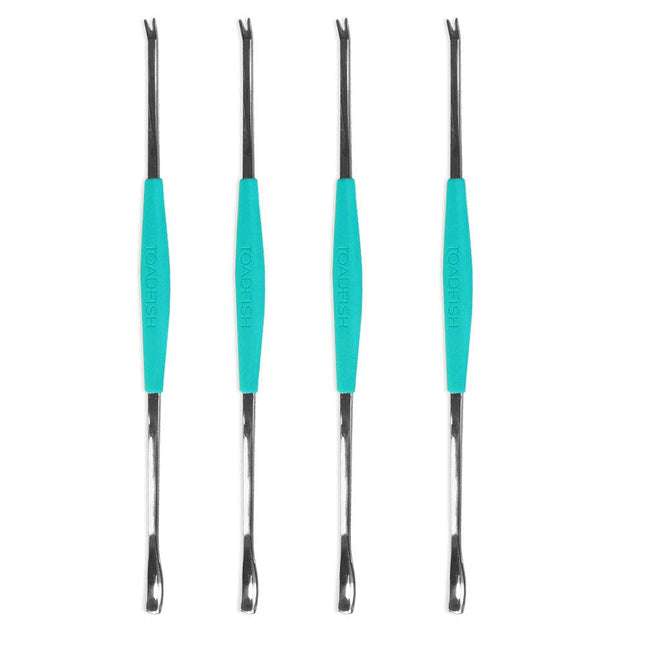 Toadfish Seafood Forks, 4 Pack Stainless Steel Crab and Lobster Picks