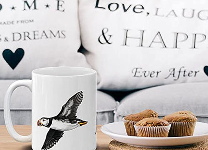 MUGBREW Atlantic Puffin Birds Ceramic Coffee Gift Mug Tea Cup, 11 OZ