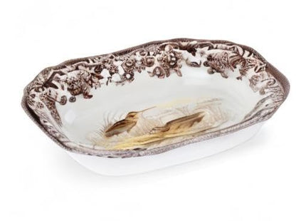Spode Woodland Open Vegetable Dish with Snipe