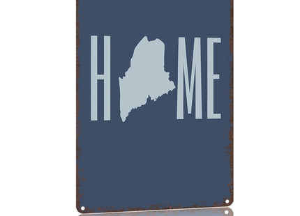 Funny Signs Metal Tin Poster 8x12inch Maine Home Wall Art Decoration Painting For Home Yard Sign Outdoor Lawn Garden Office Decor
