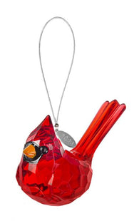 Cardinal Memorial Gift, Red Cardinal Sitting Acrylic Ornament & Suncatcher
