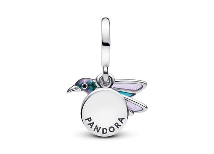PANDORA Hummingbird Double Dangle Charm