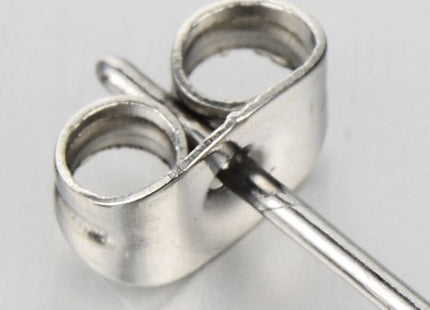 Vintage Style Stainless Steel Anchor Stud Earrings for Man and Women, 2pcs