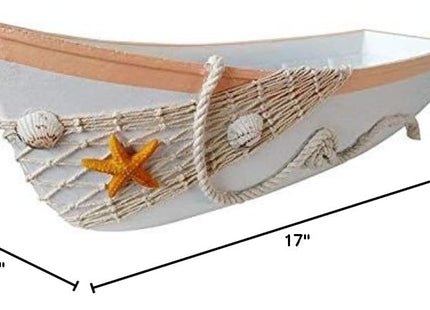 Wood Boat Nautical Themed Home Decorating Figure Decorative Ornament