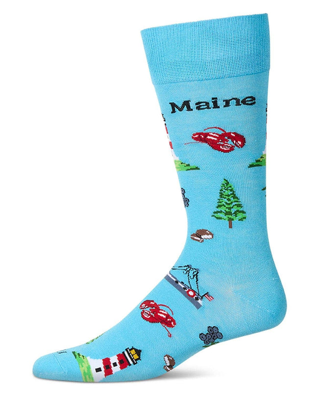 Maine Men's Bamboo Crew Socks 10-13