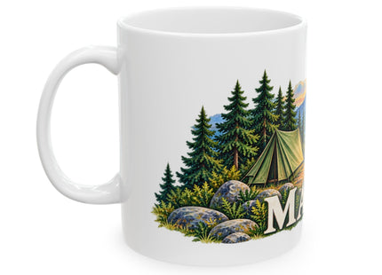 Maine Moose & Mountains Ceramic Mug