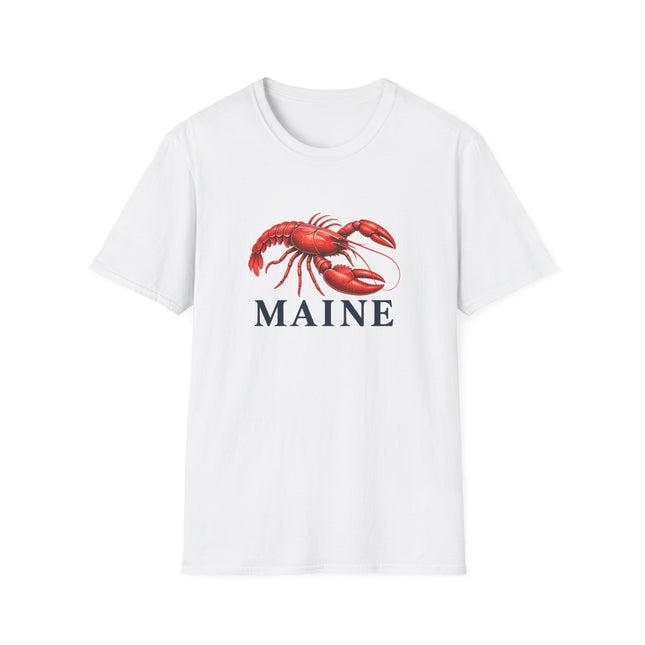 Maine Lobster unisex T-shirt in white