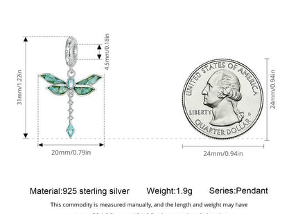 Dragonfly Charms For Pandora Bracelets - 925 Sterling Silver Dragonfly Pendant fit Bracelets and Necklaces Jewelry Gift for Women Family Friends
