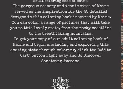 Coloring Maine: Adult Coloring Book