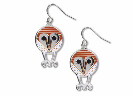 Charley Harper Barn Owl Earrings