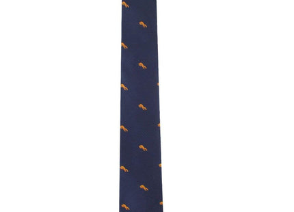 AUSCUFFLINKS Fox Skinny Tie Mens Necktie Animal Tie | Orange Fox | Birthday Gift for Guys (Orange Fox)