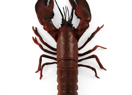 The Bridge Collection Decorative Rubber Lobster Figurine – Realistic Red Lobster Accent for Coastal Decor – Nautical Seafood Display Piece