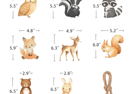 Woodland Animals Banner Baby Shower Woodland Creatures Theme Boys Girls Birthday Party Supplies