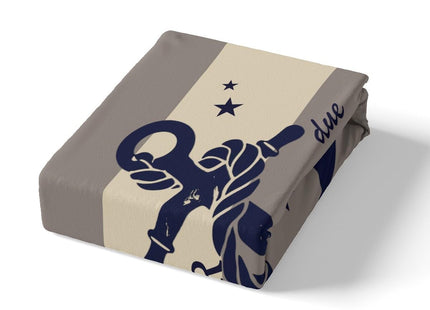 Manfei Anchor Duvet Cover Set Twin Size Nautical Bedding Set 2pcs for Kids Boys Teens Ship Anchor Chain with Lines Comforter Cover Sea Sailing Theme Quilt Cover with 1 Pillowcase (No Comforter)