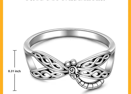 Dragonfly Ring for women Celtic Knot Wing Dragonfly Rings Thumb Jewelry