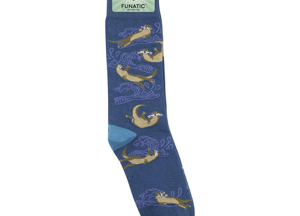 FUNATIC Otter Wildlife Dress Socks for Men Women Adult Teen