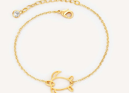 MEVECCO Open Sea Turtle Bracelet for Women