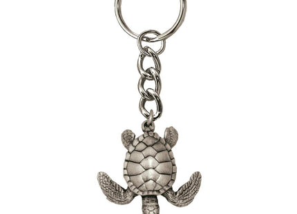 Quality Realistic Key Chain Sea Turtle (Sea Turtle Pewter Shell)