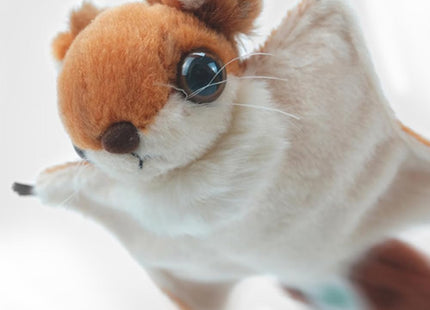 Hairy-Footed Flying Squirrel Stuffed Plush Toy, Hairy-Footed Flying Squirrel Plush Slap Bracelet, Flying Squirrel Plushies