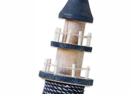 E-view Wood Lighthouse Nautical Themed Ornaments Rustic Decorative Home Rooms Decoration Ocean Sea Beach Light House Decor (E)