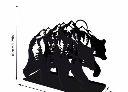 SUPERDANT Forest Bear Napkin Stand Napkin Holder For Farmhouse Decor