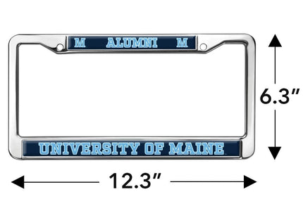 University of Maine Alumni Logo Full Size Standard License Plate Metal