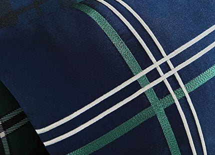 Intelligent Design Cabin Plaid All-Season Blue Twin Comforter Set, 3pc