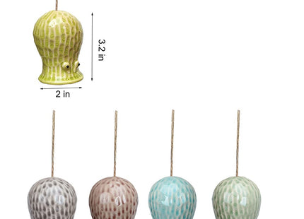 Mimeela 5 Pack Air Plant Holder Unique, Cute Octopus Air Plant Hanger Wall Planter, Ceramic Tillandsia Airplants Holders Hanging Wall Decor for Home Office (Small (2 x 3.2 in))