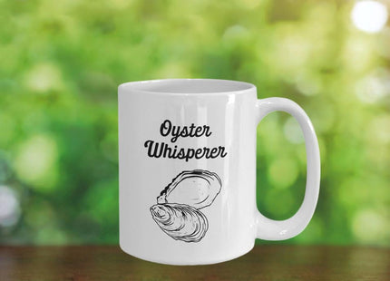 SpreadPassion Oyster Whisperer Mug - Funny Tea Hot Cocoa Coffee Cup - Novelty Birthday Christmas Gag Gifts Idea