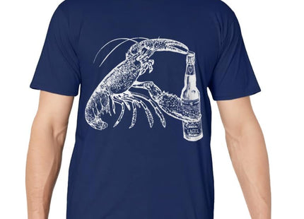 Beer Drinking Lobster Craft Beer Beach Vacation Gift T-Shirt Small