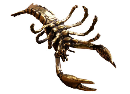 Toddmomy Copper Lobster Feng Shui Brass Statue Archaize Artware Garden Sculpture Figurine for Home Tea Table Graden Yard Collectible Feastival Decor