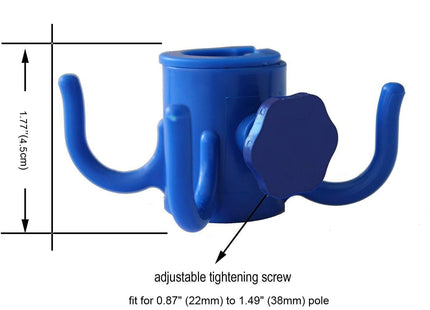 AMMSUN Beach Umbrella Hanging Hook,Beach Accessories,Blue
