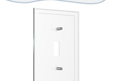Decorative Art Light Switch Covers Enchanted Forest Single Toggle Wall Plate Decorative Switchcover Electrical Switchplate for Home Decor