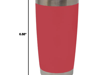 LaserGram Personalized 20oz Tumbler, Boat Anchor (Maroon)