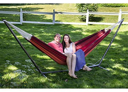 Byer of Maine Ceara Stand - Adjustable for Most Outdoor Single and Double Hammocks - Easy to Assemble & Take Apart - Stand Only - Holds Up to 440 lbs