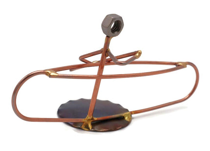 Canoe Collectible Handmade Metal Art Figurine, Desk Accessories, Trophy, Boss Gift, Office Décor, Water Craft