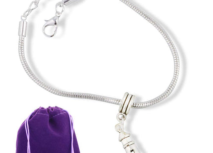 Dave The Bunny Lighthouse Friendship Nautical Snake Chain Charm Bracelet