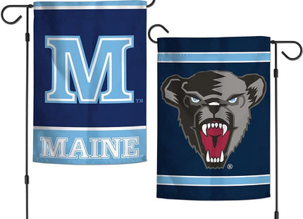 Maine Black Bears Garden Flag 12.5x18 Double Sided, Licensed by Wincraft