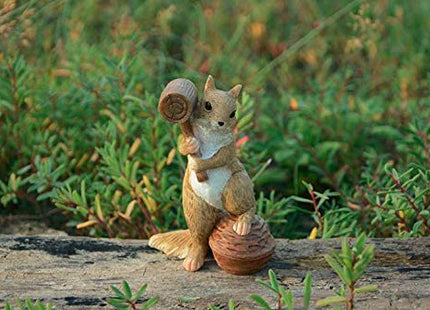 Gemmia Garden Squirrel Figurine- New Life Squirrel