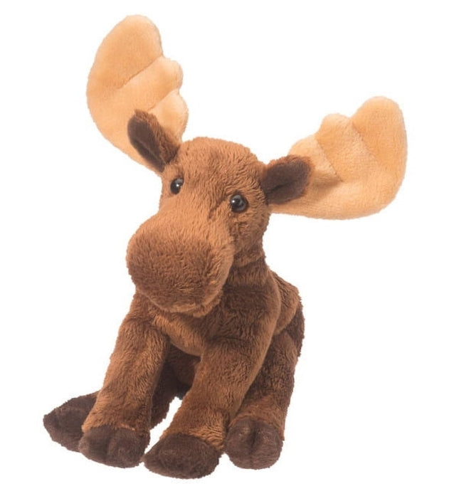 Douglas Sigmund Moose Plush Stuffed Animal – Soft, Realistic Forest Wildlife Toy, Cuddly Gift for Kids & Collectors, 10-inch Long