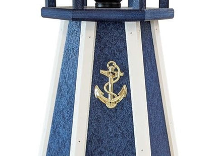 Peaceful Classics Solar Lighthouse Accent, Amish Made Outdoor Garden Decor