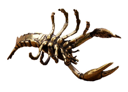 Toddmomy Copper Lobster Feng Shui Brass Statue Archaize Artware Garden Sculpture Figurine for Home Tea Table Graden Yard Collectible Feastival Decor