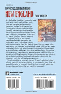 Motorcycle Journeys Through New England: 4th Edition