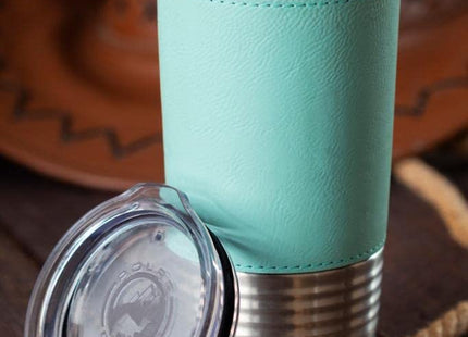 LaserGram Personalized 20oz Tumbler, Boat Anchor (Teal)