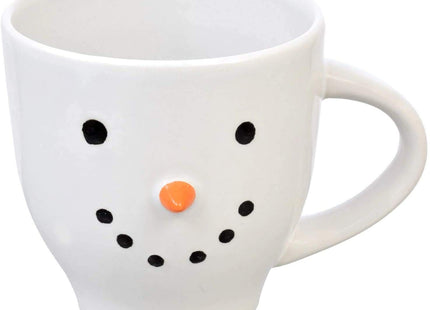 Adorable Festive Holiday Snowman Stoneware Mug 20 oz.