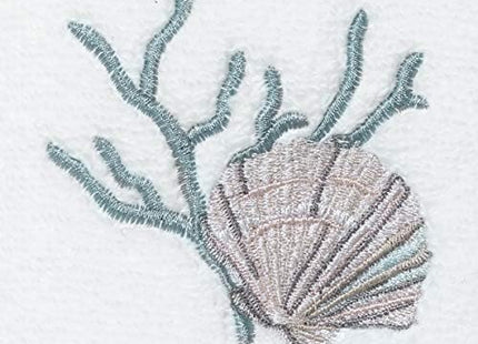Avanti Linens - Fingertip Towel, Soft & Absorbent Cotton, Coastal Terrazzo