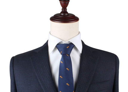 AUSCUFFLINKS Fox Skinny Tie Mens Necktie Animal Tie | Orange Fox | Birthday Gift for Guys (Orange Fox)