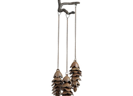 SPI Home Triple Pinecone Wind Chime