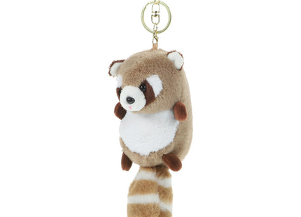 Abaodam Raccoon Keychains Plush Stuffed Animal Keychain Soft Raccoon Toy